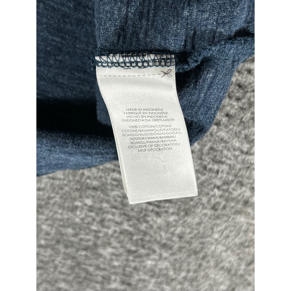 Polo Ralph Lauren Mens Custom Slim Fit T-Shirt Navy Blue Heather Slub Size Large - Picture 4 of 8